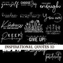 Inspirational Quotes 10 UV DTF Decal Sheets