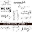 Inspirational Quotes 11 UV DTF Decal Sheets