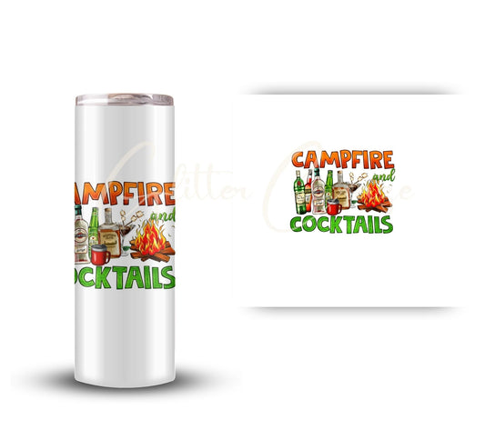 Campfire and Cocktail's - UV DTF Decals