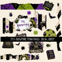 Showtime Torn Pages - UV DTF Decal sheet