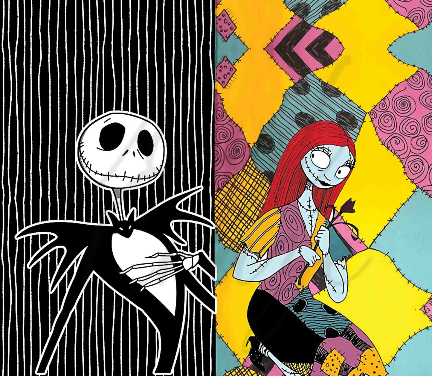 Jack and Sally - Adhesive Vinyl Wrap