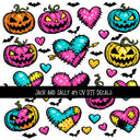 Jack and Sally Torn Pages UV DTF Decal sheets 6 designs available