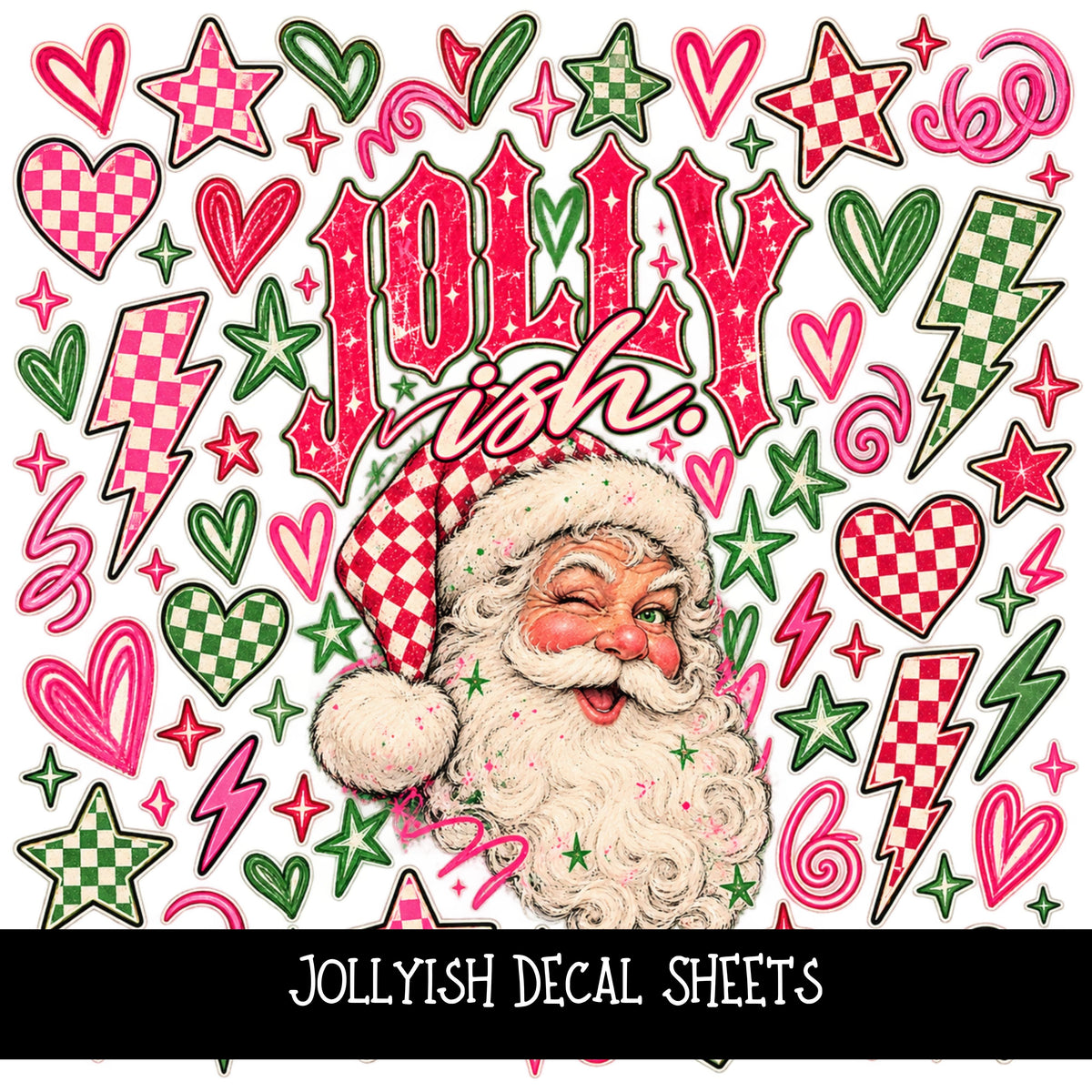 Jollyish UV DTF Decal sheets