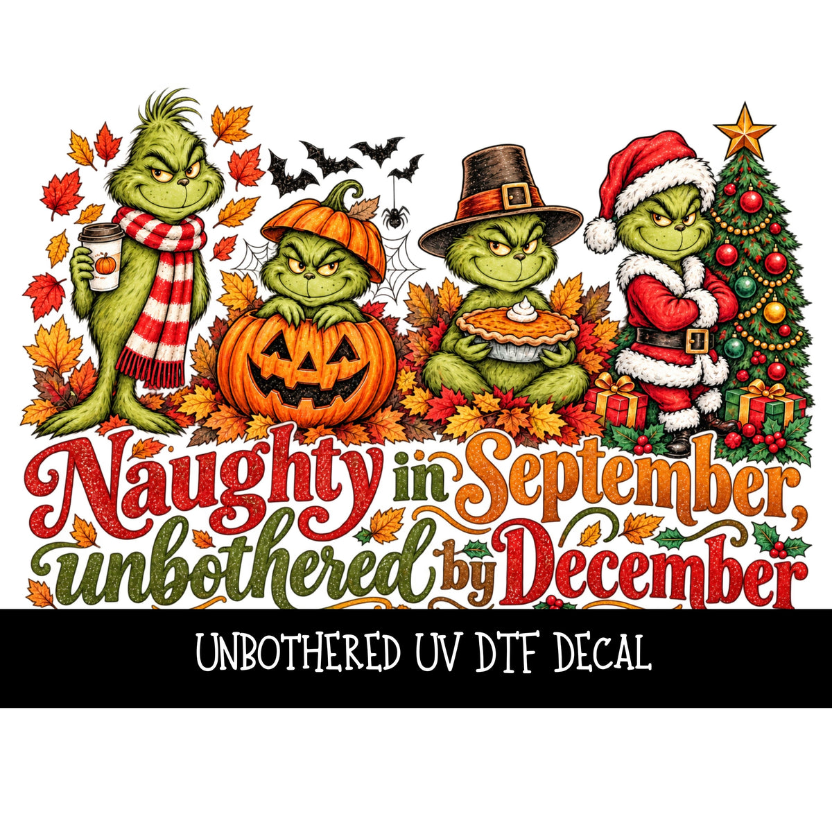 Unbothered UV DTF Decal