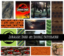 Jurassic Doodle Patchwork Set (2 variations)