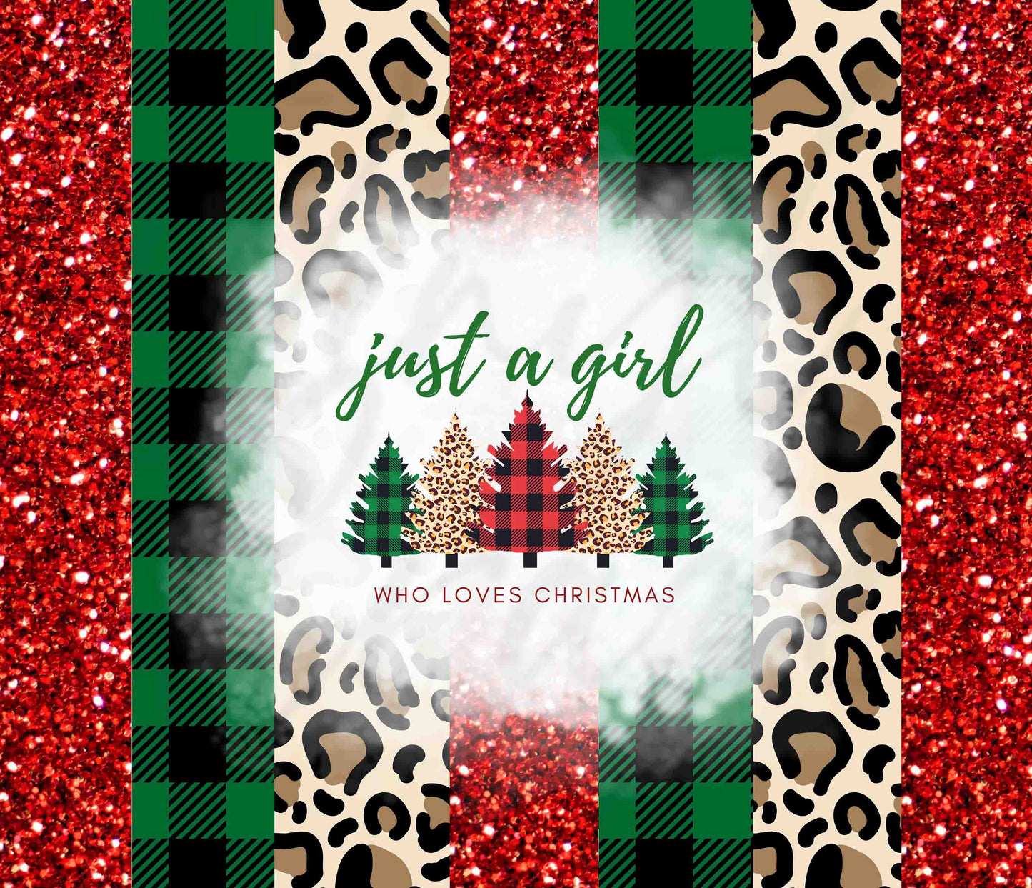 Just A Girl Who Loves Christmas - Adhesive Vinyl Wrap