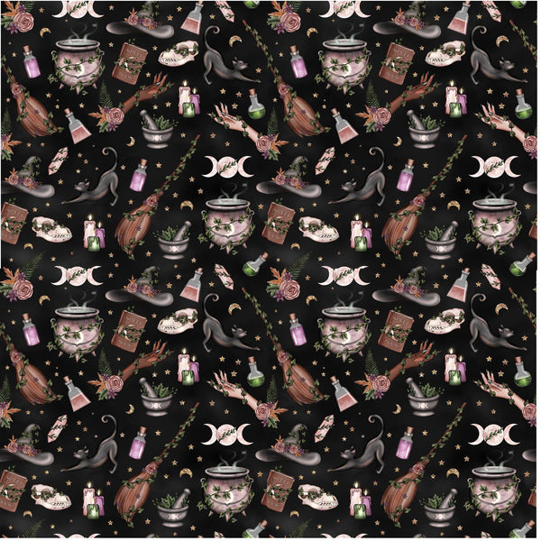 Just Witchy - Adhesive Vinyl 12x12 Sheets - 20 Design Options