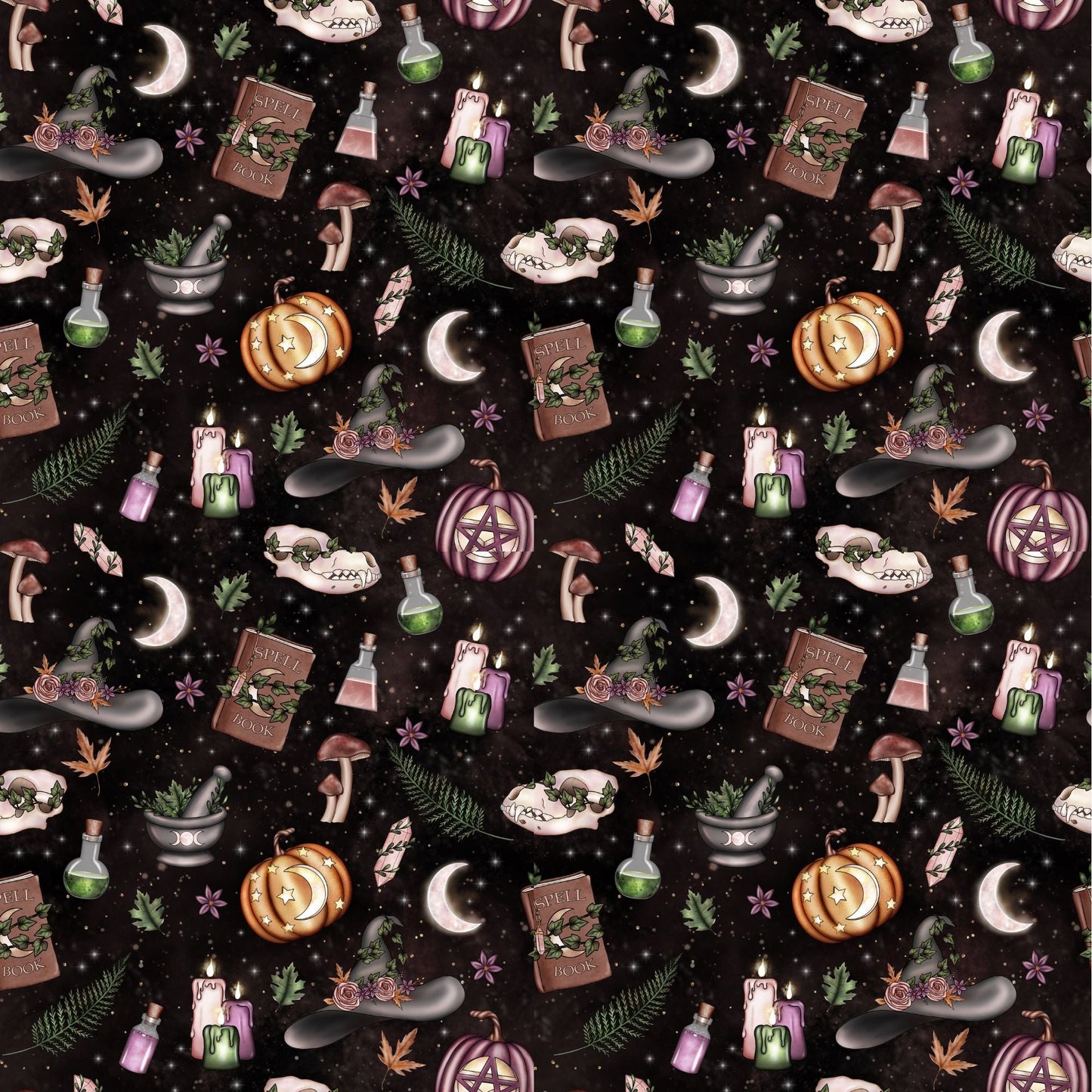 Just Witchy - Adhesive Vinyl 12x12 Sheets - 20 Design Options