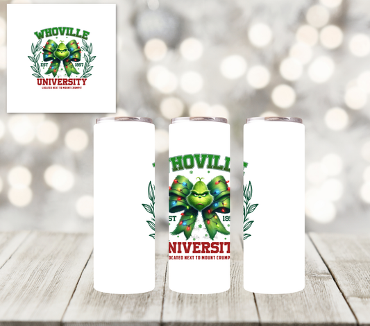 Whoville University UV DTF Decal