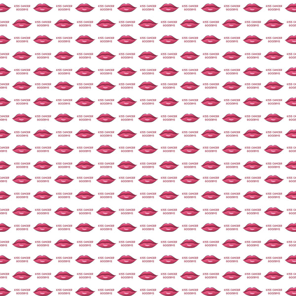 Kiss Cancer Goodbye - Adhesive Vinyl Sheets