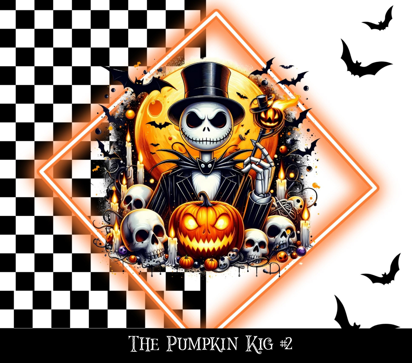 The Pumpkin King - Vinyl tumbler wraps (4 Variants)