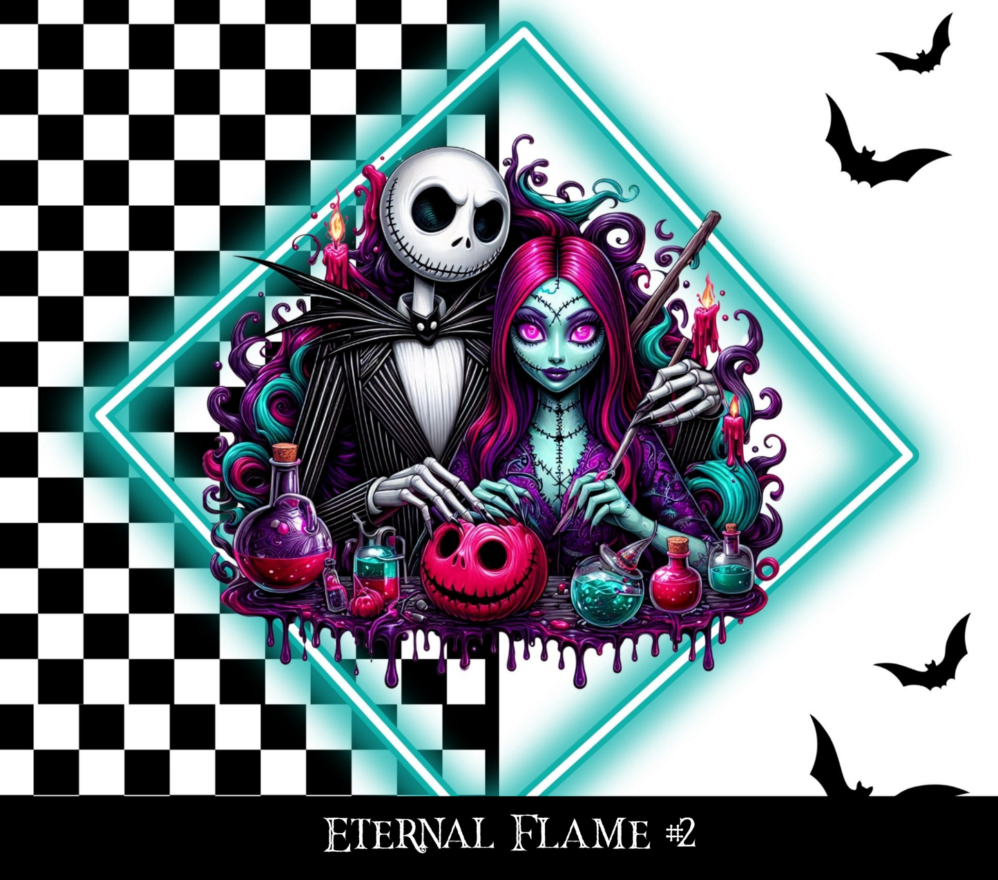 Eternal Flame - Vinyl tumbler wraps (6 Variants)