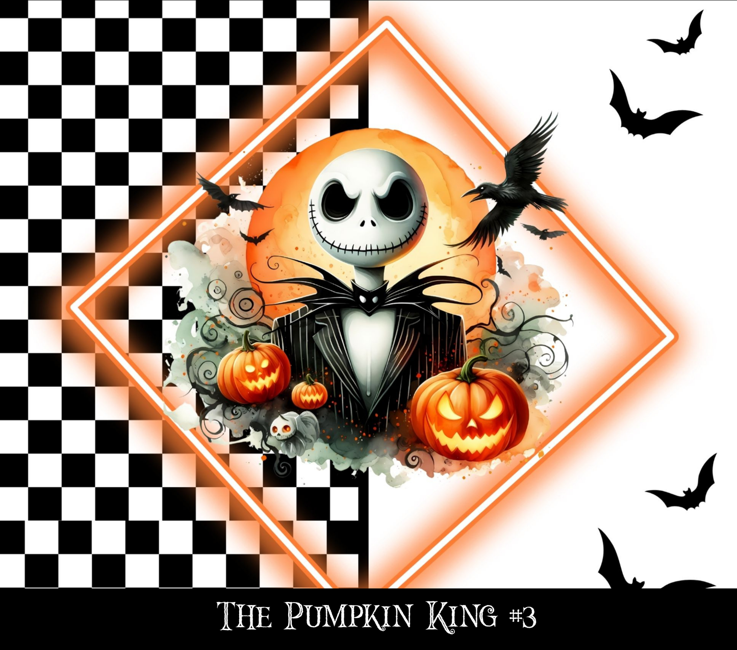 The Pumpkin King - Vinyl tumbler wraps (4 Variants)