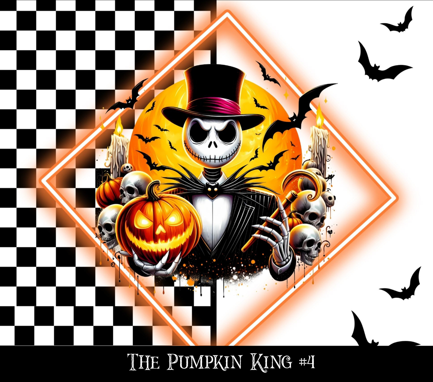 The Pumpkin King - Vinyl tumbler wraps (4 Variants)