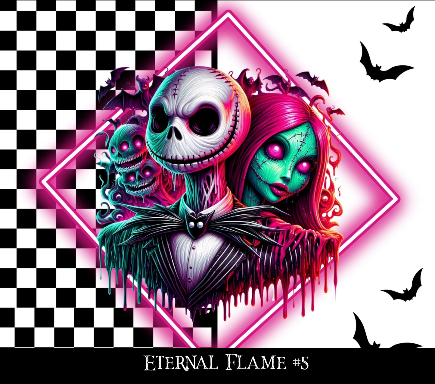 Eternal Flame - Vinyl tumbler wraps (6 Variants)