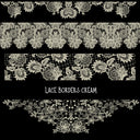 Lace Borders UV DTF Decal sheets