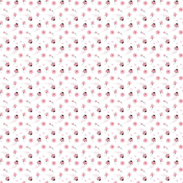 Pink Ladybugs - Adhesive Vinyl sheets