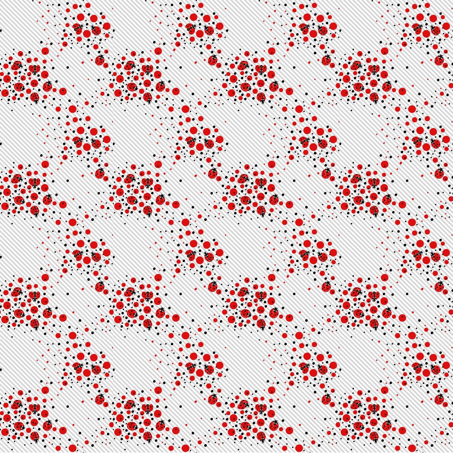 Ladybug Stripe - Adhesive Vinyl Sheets