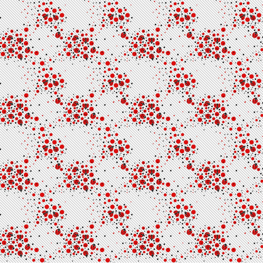 Ladybug Stripe - Adhesive Vinyl Sheets