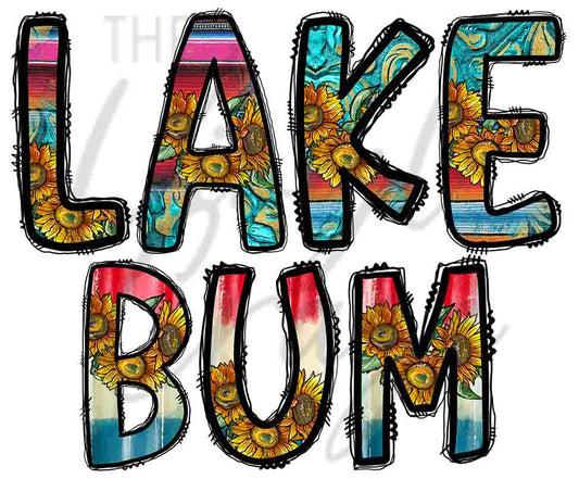 Lake Bum - UV DTF Decal