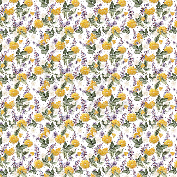 Lavender and Lemons - Adhesive Vinyl Sheets