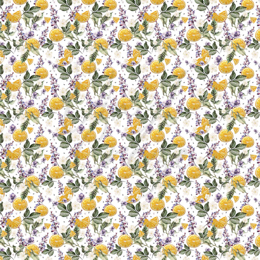 Lavender and Lemons - Adhesive Vinyl Sheets