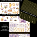 Lavender and Honey Doodle Patchwork Set