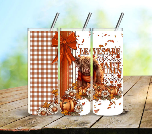 Leaves are falling Autumn is calling - Adhesive Vinyl Wrap