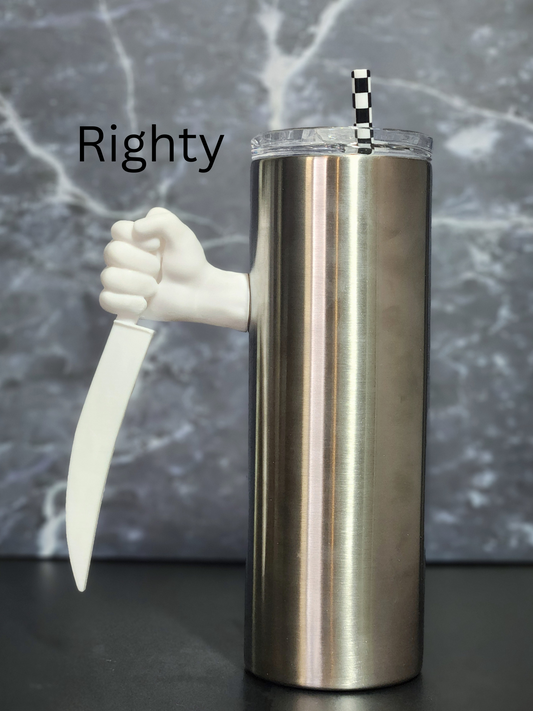 Hand Wielding Knife - Tumbler Handle