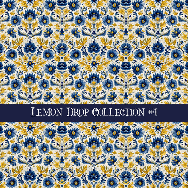 Lemon Drop  Collection vinyl sheets 12 Patterns to choose from