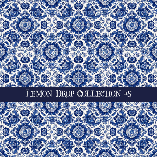 Lemon Drop  Collection vinyl sheets 12 Patterns to choose from