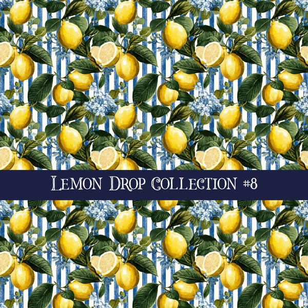 Lemon Drop  Collection vinyl sheets 12 Patterns to choose from