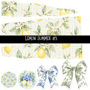 Lemon Summer UV DTF Decal sheets 5 design Options  available