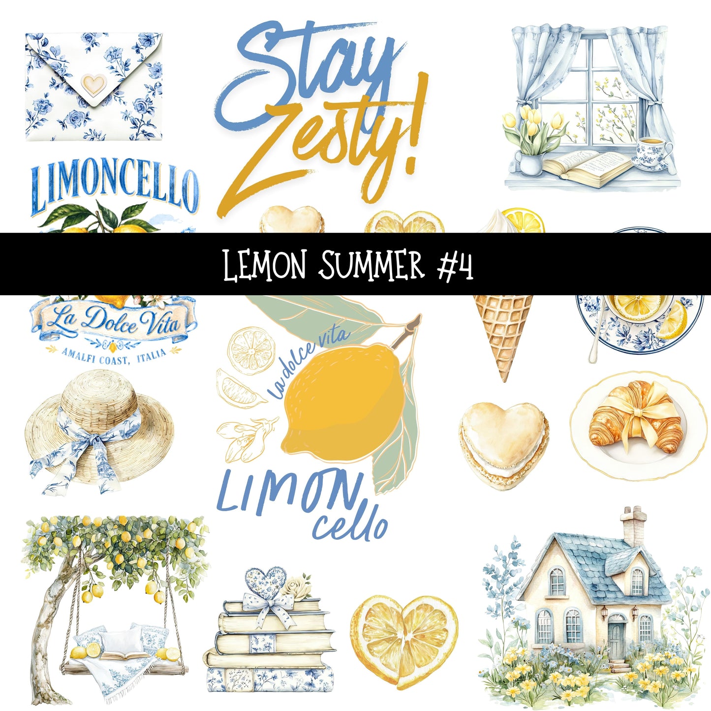 Lemon Summer UV DTF Decal sheets 5 design Options  available