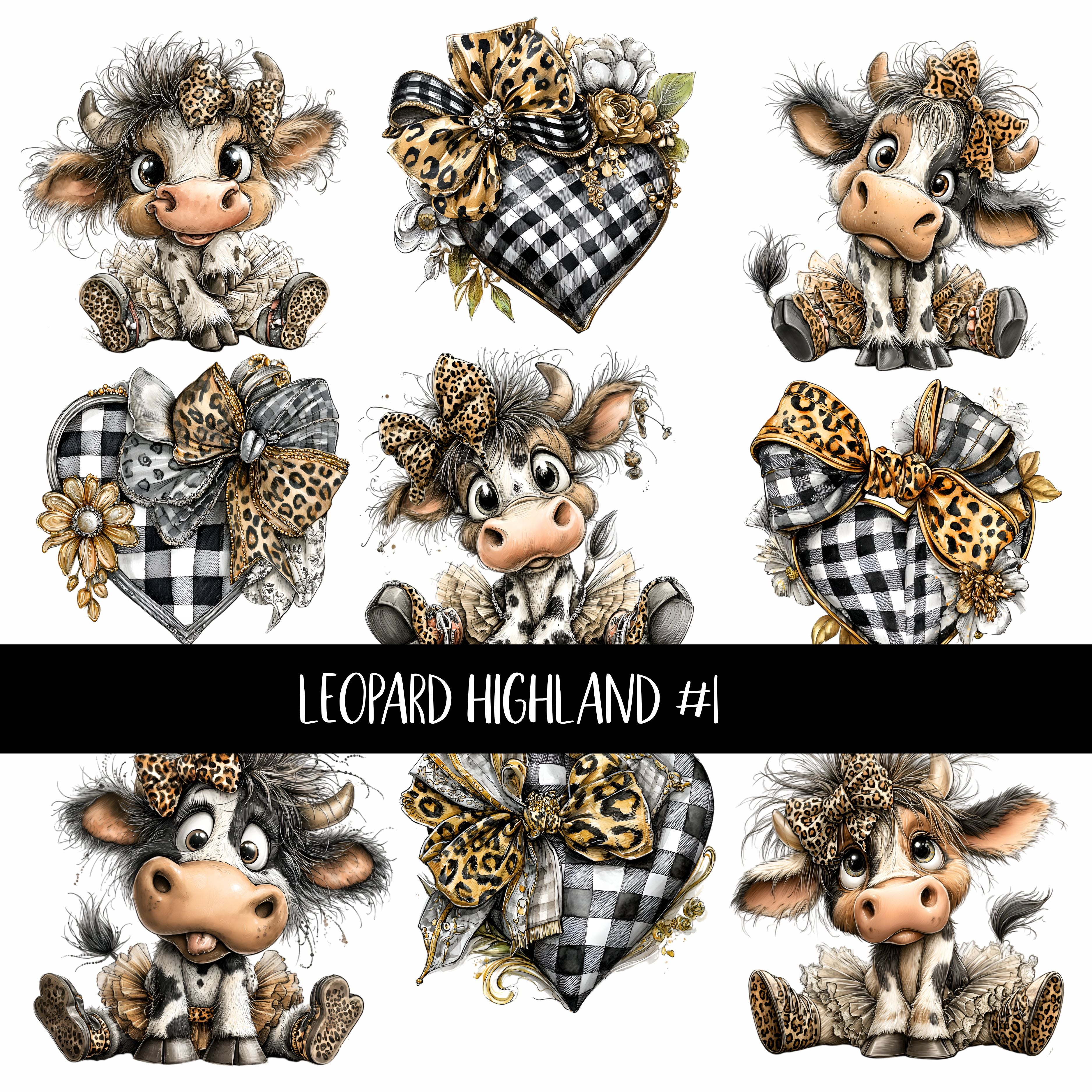Leopard Highland UV Decal sheets 3 to choose from – 3D Undercover