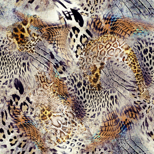 Leopard Snakeskin Print - Adhesive Vinyl Sheets