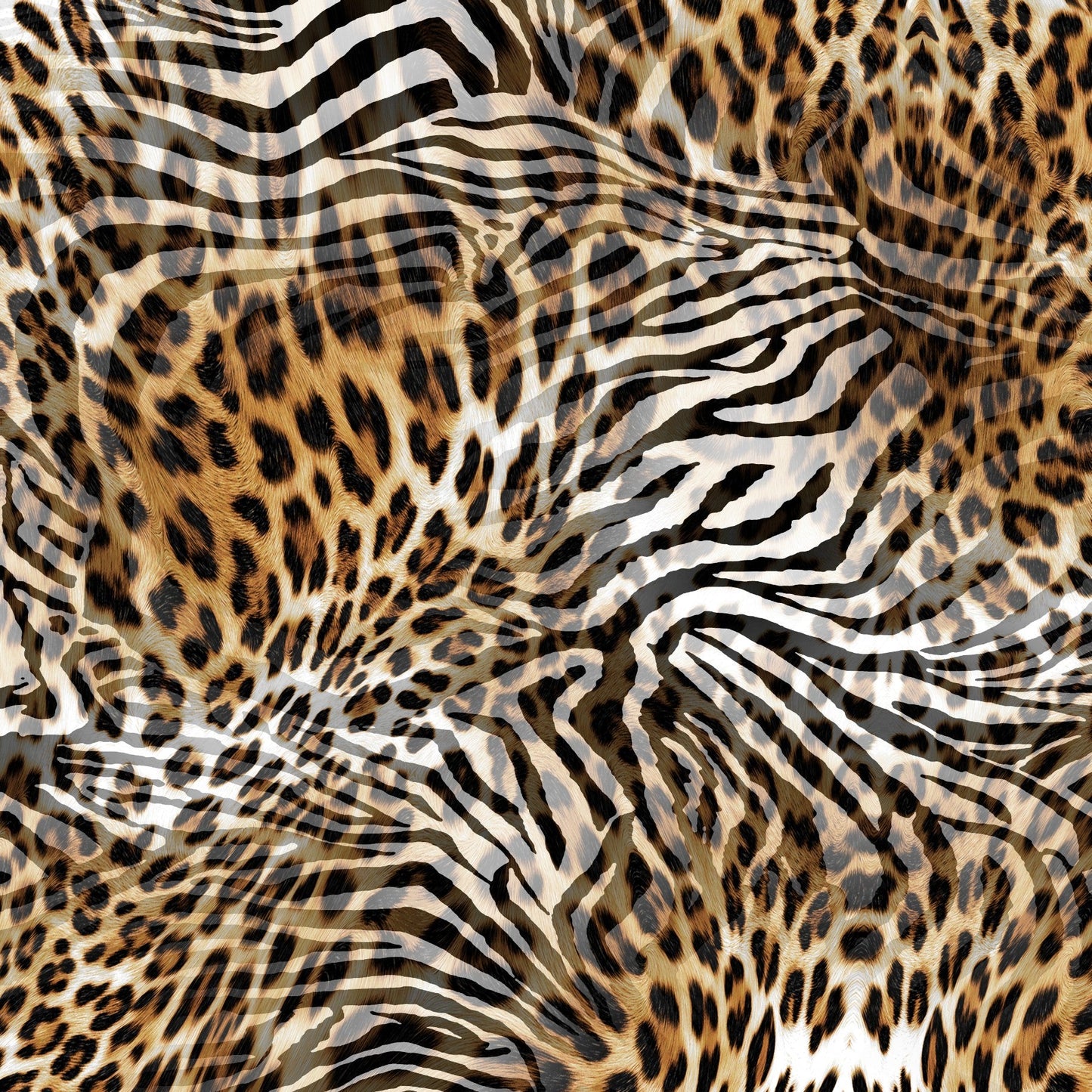 Leopard Zebra - Adhesive Vinyl Sheets