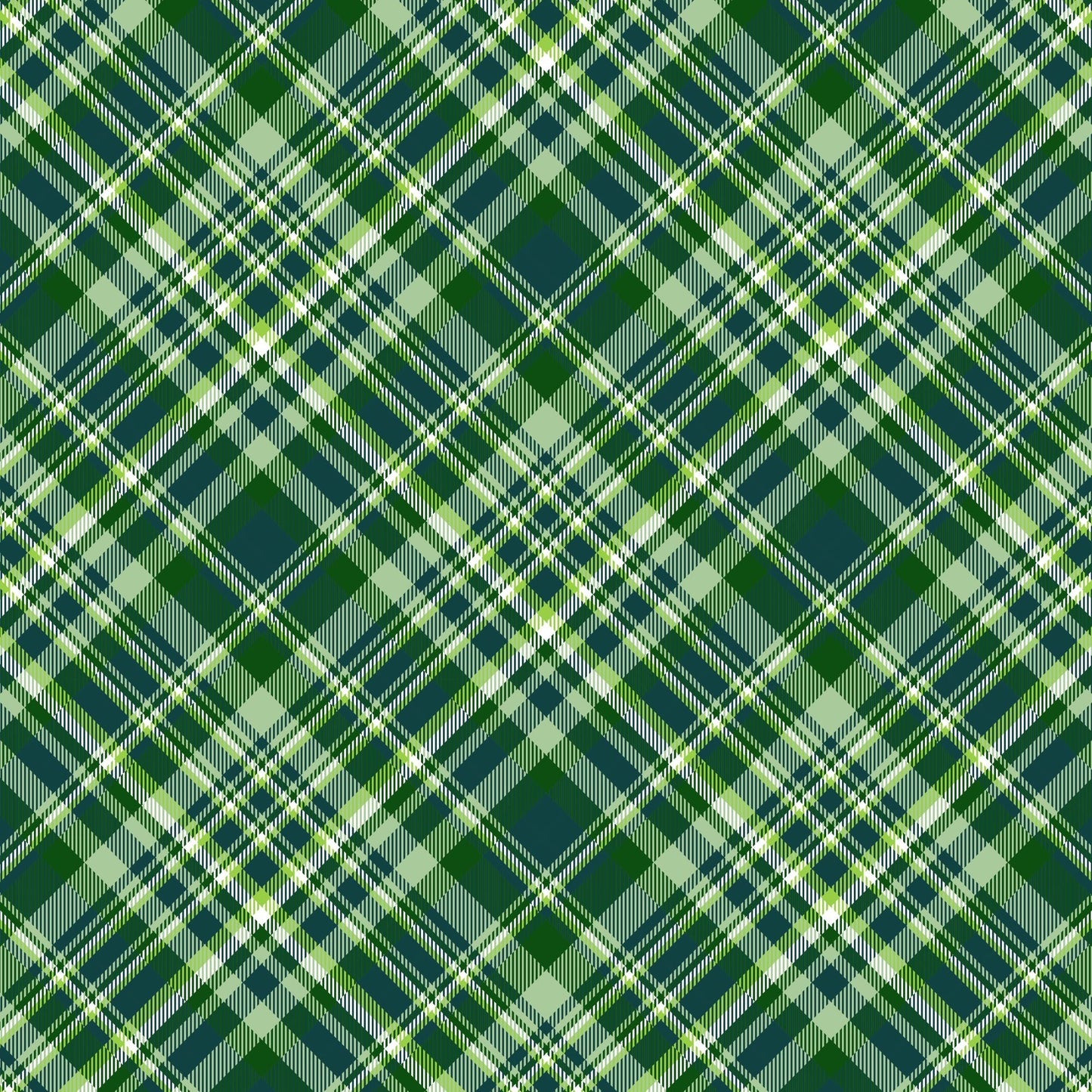 Leprechaun Plaid - Adhesive Vinyl Sheets