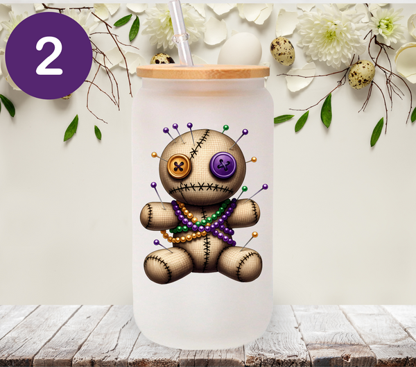 Mardi Gras Voodoo Dolls - UV DTF Decal