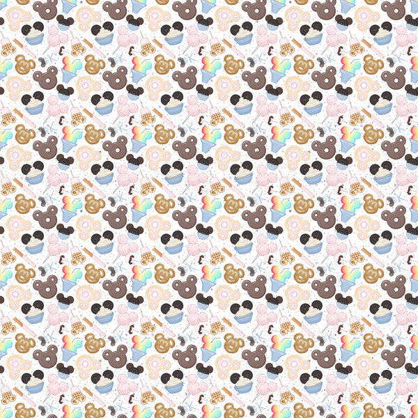 Let The Magic Begin! - Adhesive Vinyl 12x12 Sheets - 12 Design options