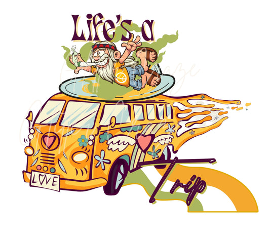 Life's a trip - UV DTF decal