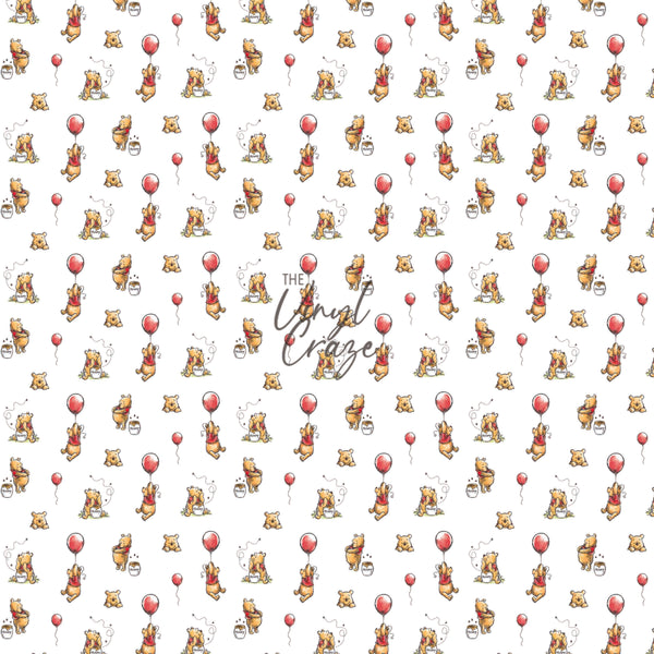 Little Red Balloon - Adhesive Vinyl Sheets