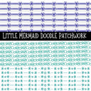 Little Mermaid Doodle Patchwork Set