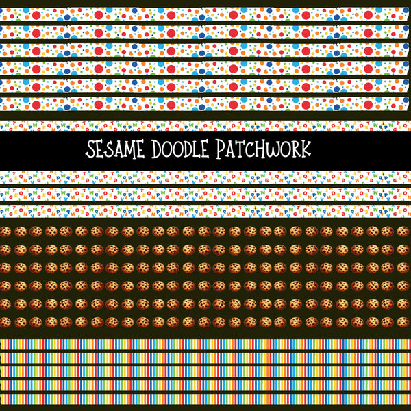 Sesame Doodle Patchwork Set