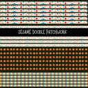 Sesame Doodle Patchwork Set