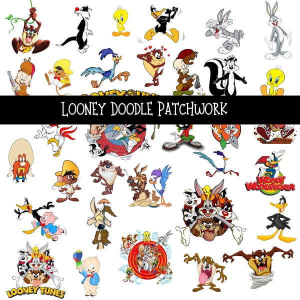 Looney Doodle Patchwork Set
