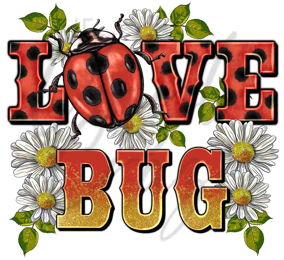 Love Bug - UV DTF Decal