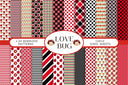 Love Bug - Adhesive Vinyl 12x12 Sheets- 24 Patterns