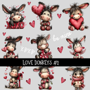 Love Donkeys - UV DTF Decal sheets