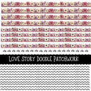 Love Story Doodle Patchwork Set